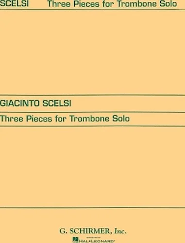 Three pieces for Trombone Solo (1956)