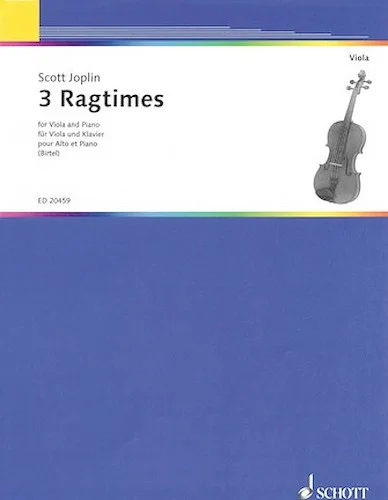 Three Ragtimes - for Viola & Piano