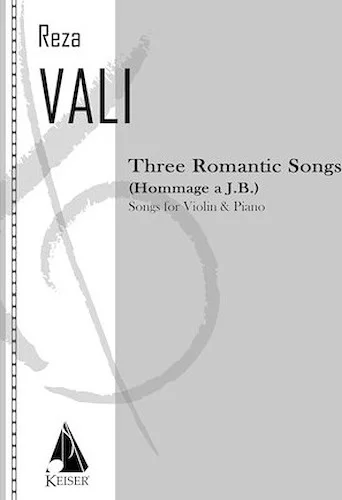 Three Romantic Songs for Violin and Piano