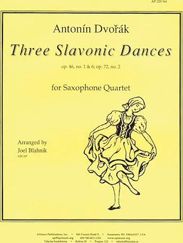 Three Slavonic Dances - Sax Qt -
