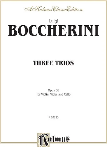 Three Trios, Opus 38