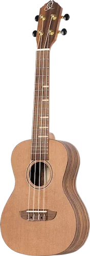 Timber Series Solid Top Left-Handed Concert Ukulele w/ Bag