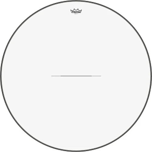 Timpani, Clear, 34" Diameter, Steel Insert Ring