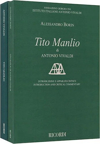 Tito Manlio RV 738
Score with Critical Commentary - Subscriber price within a subscription to the series: $207.00
