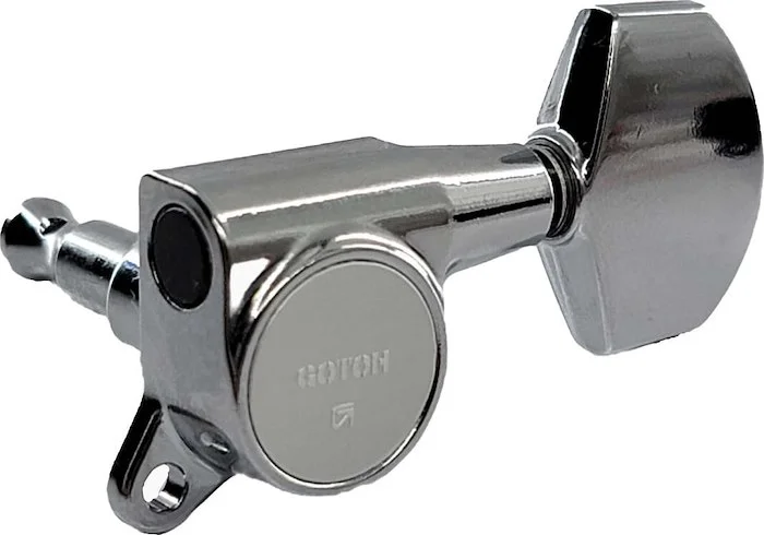 TK-0963 Gotoh SG381 3x3 Mini Keys with Large Buttons<br>Chrome, Single Item
