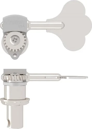 TK-7757 Single Clover Leaf Hipshot Ultralite Bass Key<br>Gold