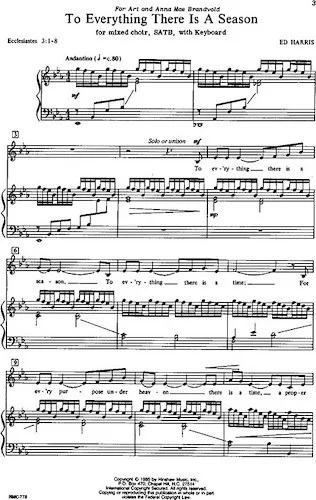 To Everything There Is a Season