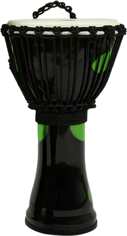 Toca SFMDJ-10GR Djembe - 12" (Green Magma Freestyle)