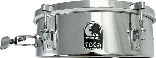 Toca Stainless Steel Timbale Snare Drum 12x4