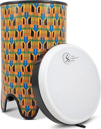 Toca Sympatico Tubadora 14" Kente Cloth w/Tunable Fiber Head