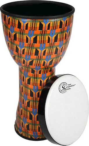 Toca TSSND-10K-FT Sympatico™ Nesting Djembe, 10" head, Kente Cloth, Tunable Fiber