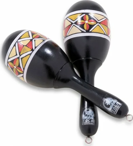 TOCA WOOD PAINTED MARACAS