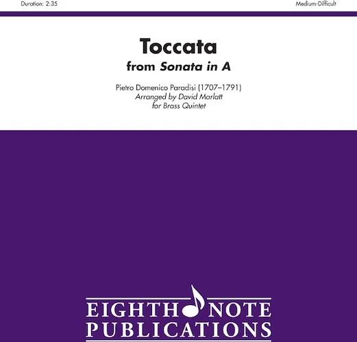 Toccata (from <i>Sonata in A</i>)