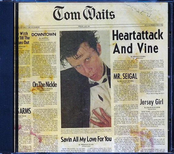 Tom Waits - Heartattack And Vine (marked/ltd stock)