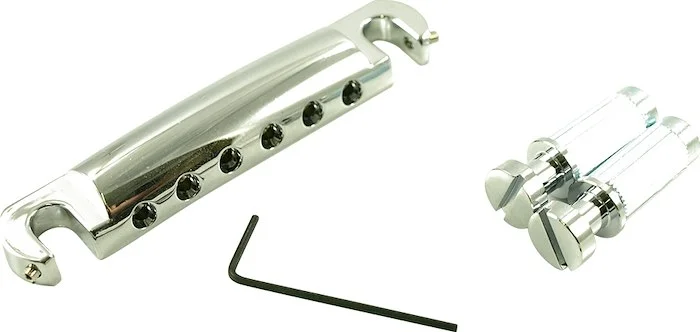 TonePros Import Stop Tailpiece Chrome