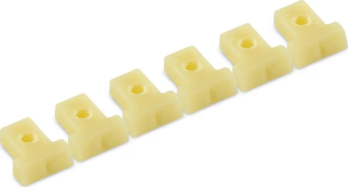 TonePros Replacement TP6 Saddle Set With Wire Retainer Clips G-Formula Cream