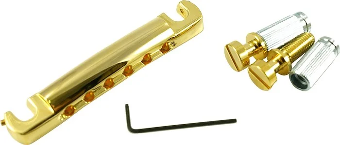 TonePros Standard Aluminum Stop Tailpiece Gold