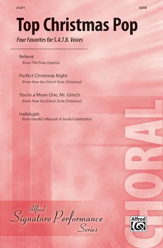 Top Christmas Pop: Four Favorites for SATB Voices