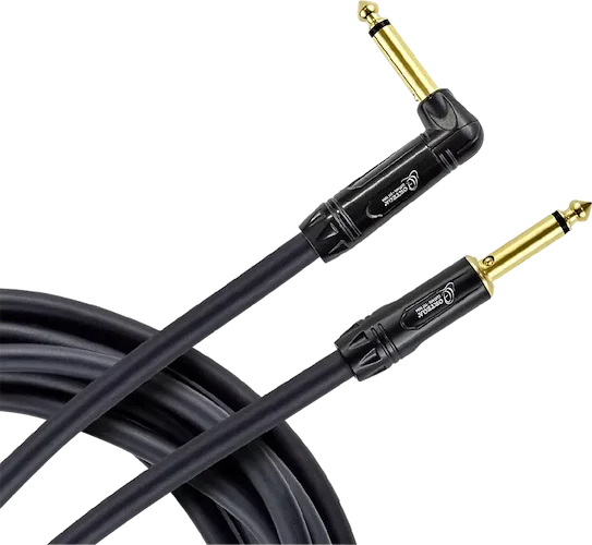 Tour Series - Auto-Mute Guitar Instrument Cable 1/4" Straight / Right-Angle Jacks