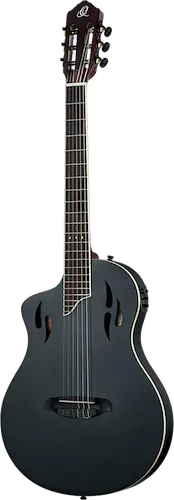 Ortega Guitars TourPlayer LH Thinline A/E Nylon - Satin Black