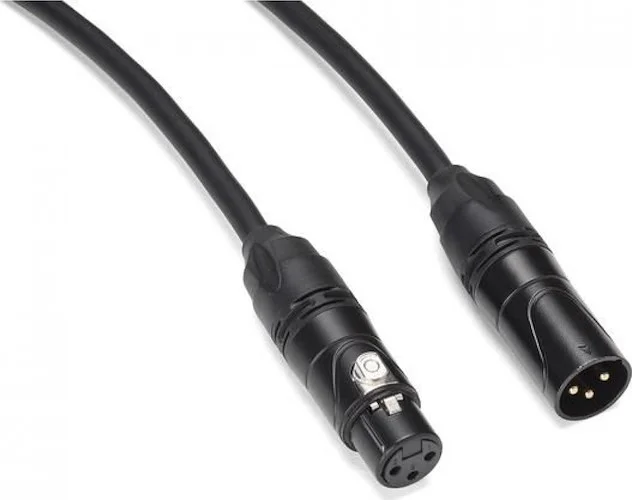 Tourtek Pro Microphone Cable - 15-Foot XLR Cable with Gold Plug - Model TPM15