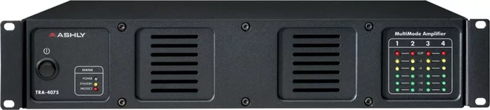 TRA Series 4 x 75W Amplifier for 25V/70V/100V Systems