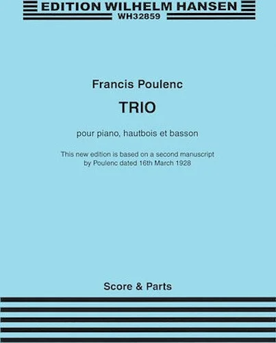 Trio for Piano, Oboe and Bassoon - Revised Version