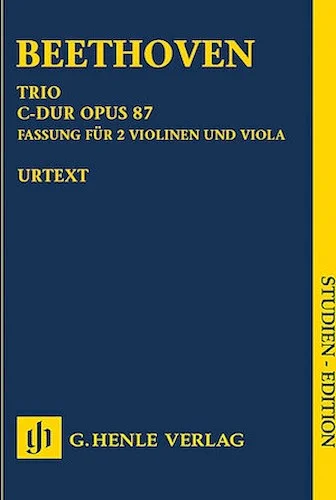 Trio in C Major, Op. 87