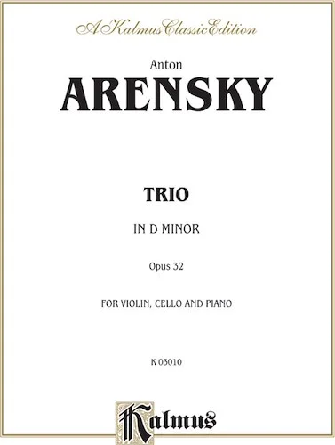 Trio in D Minor, Opus 32