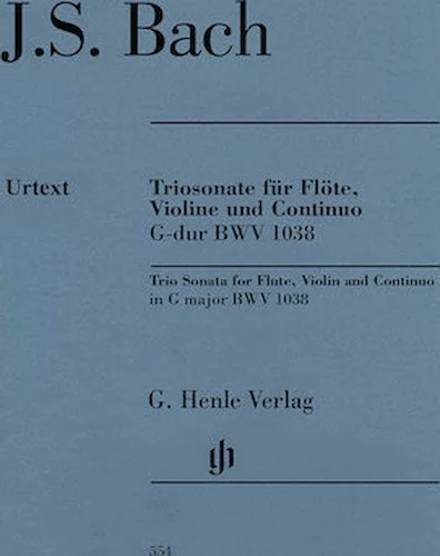 Trio Sonata for Flute, Violin and Continuo BWV 1038