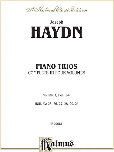 Trios for Violin, Cello and Piano, Volume I (Nos. 1-6, HOB. XV: 25, 26, 27, 28, 29, 24)