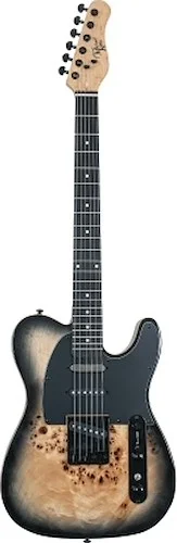 Michael Kelly Triple 50 Black Burl Electric Guitar