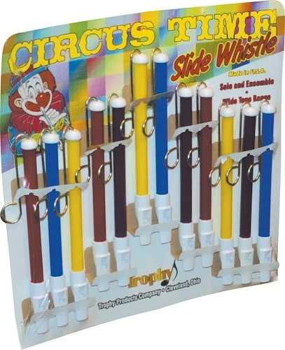 Trophy 30C Circus Time Slide Whistle Display
