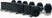 True Tune Mid-Size Tuners - 6-in-line<br>Black
