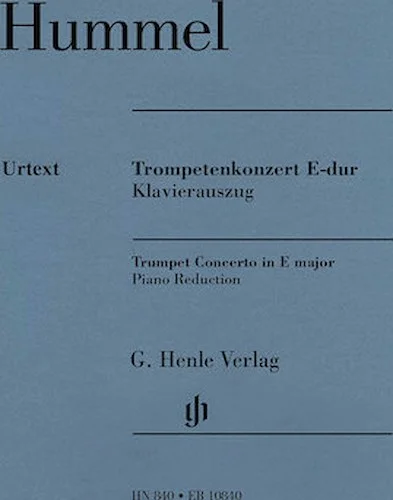 Trumpet Concerto in E Major - With Trumpet Parts in E, E-flat, C and B-flat