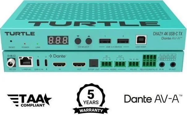 Turtle AVTAV-CHAZYUSB-TXCHAZY 4K USB-C TX. USB-C/HDMI