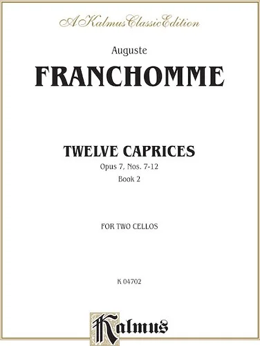 Twelve Caprices for Two Cellos, Opus 7