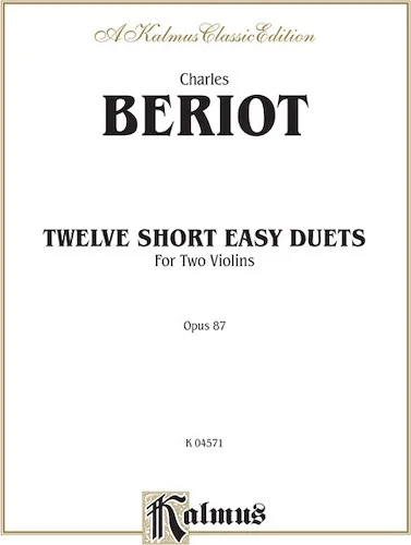 Twelve Short Easy Duets, Opus 87