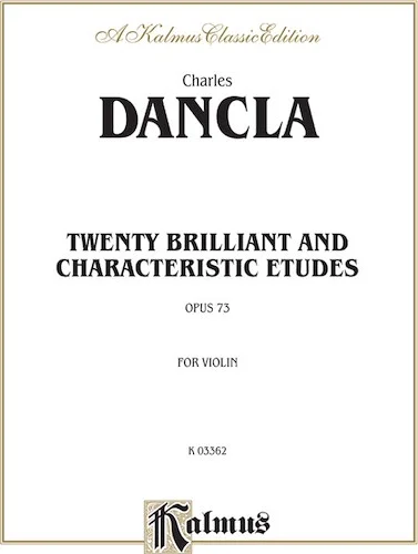 Twenty Brilliant and Characteristic Etudes, Opus 73