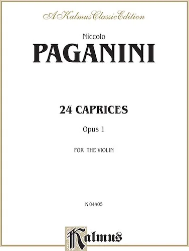 Twenty-four Caprices, Opus 1