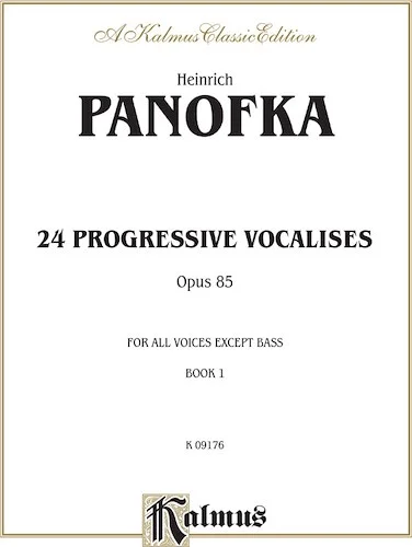 Twenty-four Progressive Vocalises, Opus 85, Volume I