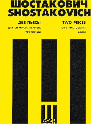 Two (2) Pieces For String Quartet: 1. Elegy, 2. Polka Score