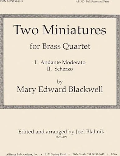 Two Miniatures - Br Qt 4