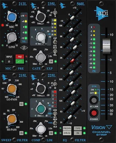 UAD API Vision Channel Strip Collection	 (Download) <br>