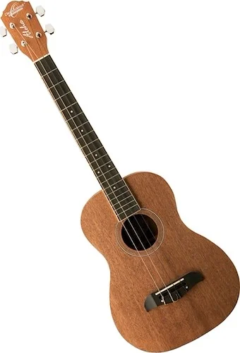 Oscar Schmidt OU52LH-A Baritone Left-Handed Ukulele. Natural Mahogany