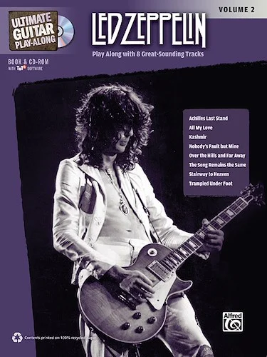 Ultimate Guitar Play-Along: Led Zeppelin, Volume 2: Play Along with 8 Great-Sounding Tracks