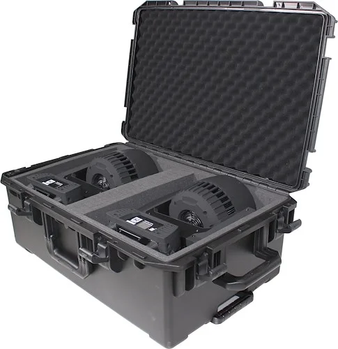 UltronX Large Watertight Case W-Extendable Handle, Wheels and Pluck-N-Pak Foam