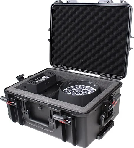 UltronX Medium Universal Watertight Case W-Extendable Handle, Wheels and Pluck-N-Pak Foam