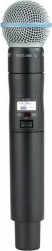 ULX-D Series Handheld Transmitter with BETA 58A Cartridge (G50 band)