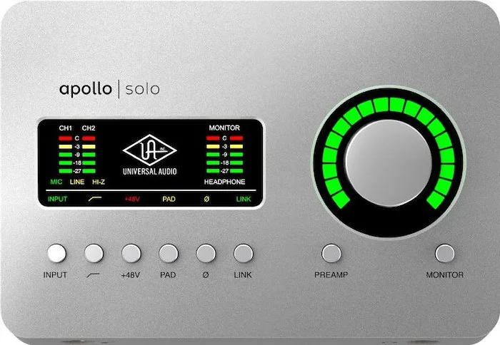 Universal Audio APLS-HE Apollo Solo Recording Interface. Heritage Edition (Thunderbolt 3)
